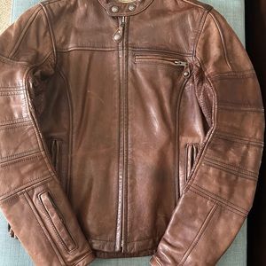 Roland Sands women's motorcycle leather jacket